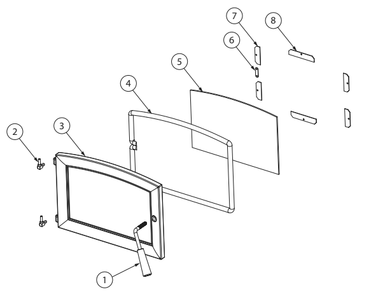 Repair Parts 3 Diagram and Parts List for US2500E  US Stove Company Heating Stove
